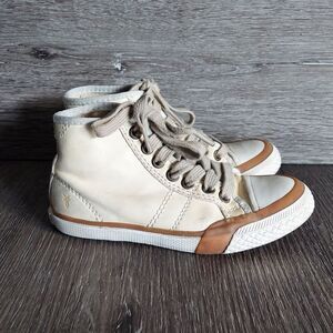 Frye Greene Mid Lace Kids Leather Shoes - Kids 11